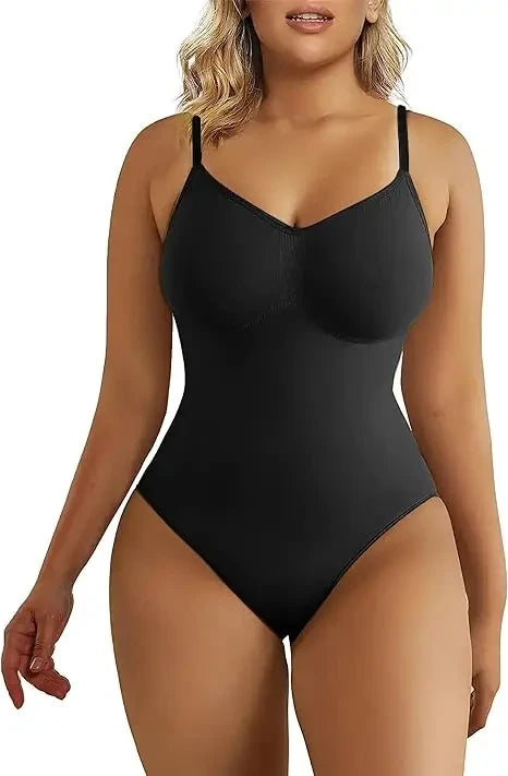 Seamless Compression V-Neck Bodysuit