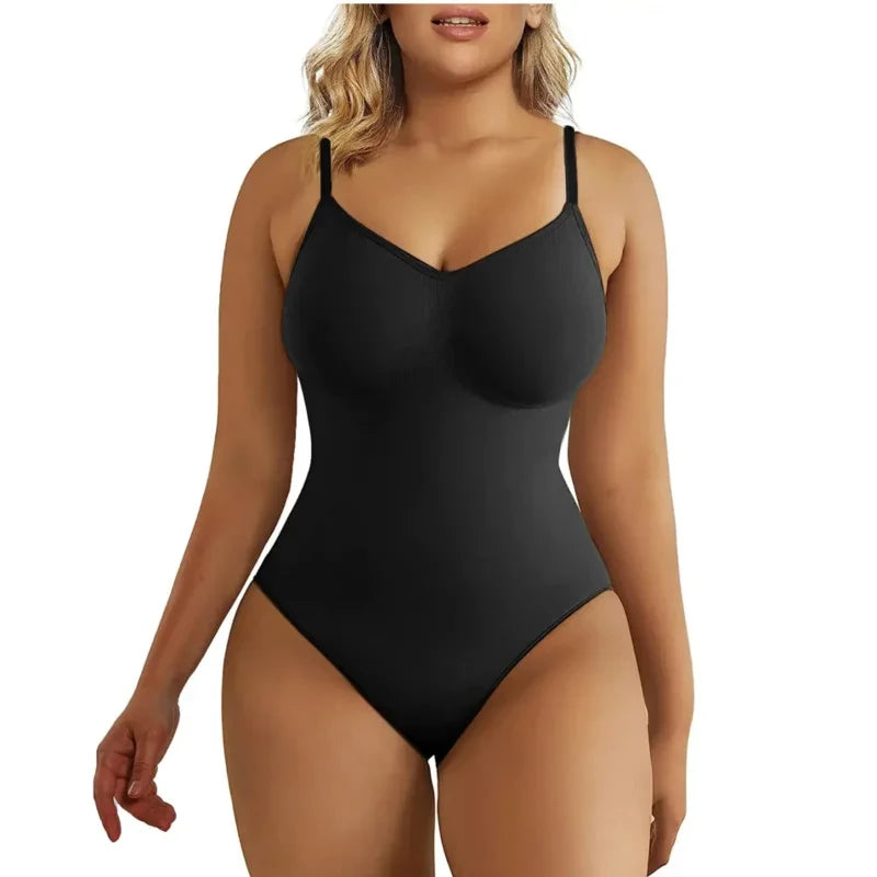 Seamless Compression V-Neck Bodysuit