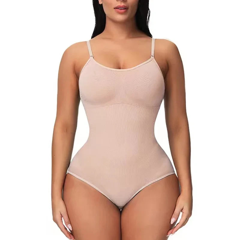 Seamless Compression V-Neck Bodysuit