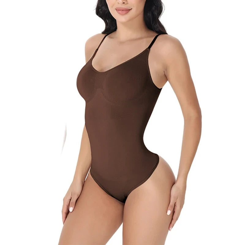 Seamless Compression V-Neck Bodysuit