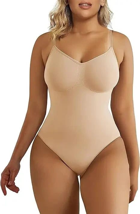 Seamless Compression V-Neck Bodysuit