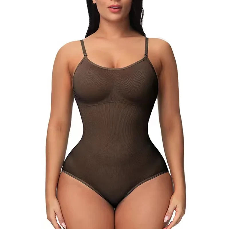 Seamless Compression V-Neck Bodysuit
